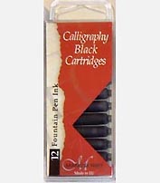 BLACK Fountain Ink cartridges