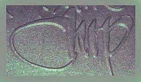 Embossing sample