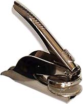 Hand held embosser