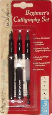 Manuscript 3 nib fountain set