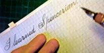 Learn SPENCERIAN lettering, with Fountain-Pen Zebra G + UPDATES