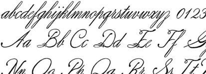 SpencerianModern Font Image
