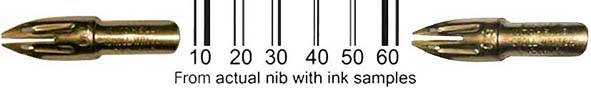 William Mitchell Scroll nibs